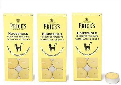 Price´s Candles - Household - Teelichter Bundle - 3x10 Stück