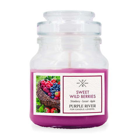 Purple River - Sweet Wild Berries - Duftkerze - 113g