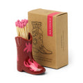 Paddywax - Adopo Starter-Set - Moon Phases Duftkerze + Matches + Cowboy Boot Match Holder