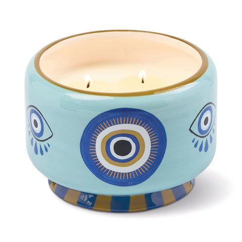 Paddywax Adopo - Eye - Incense & Smoke - Keramik Duftkerze - 680g