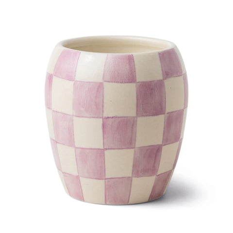 Paddywax - Checkmate - Lilac - Lavender Mimosa - Keramik Duftkerze - 311g