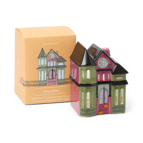 Paddywax - No. 08 - Style Incense Holder - inkl. 20 Räucherkegel - Mystic Manor