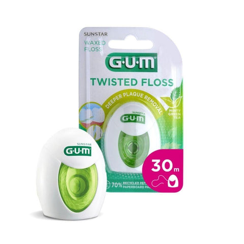 GUM – TWISTED FLOSS – Zahnseide – 30m