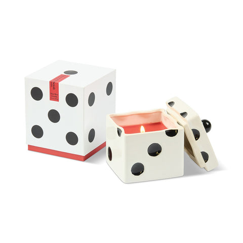Paddywax Lucky Dice - Tobacco Patchouli - Keramik Duftkerze - 283g