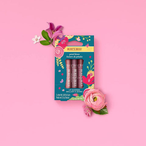 Burt´s Bees – Petal Kisses Lip Shimmer Trio – Geschenkset – Bild 2