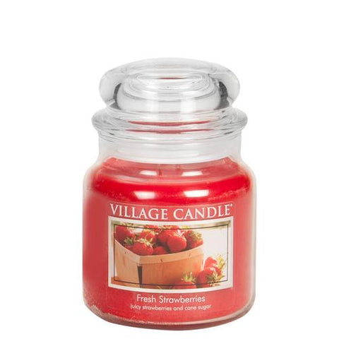 Village Candle - Fresh Strawberries - Duftkerze - 389g