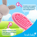 Brush-Baby – Bobbie Bunny Beißring – Eukalyptus Grün – Bild 4