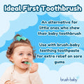 Brush-Baby – Chewable Toothbrush Kau-Zahnbürste – 10-36 Monate – Doppelpack – Bild 4