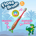 Brush-Baby – FlossBrush Kinderzahnbürste – 3-6 Jahre – Doppelpack – Bild 3