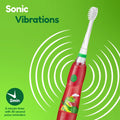 Brush-Baby – KidzSonic Elektrische Kinderzahnbürste – Dinosaurier – ab 3 Jahre – Bild 4