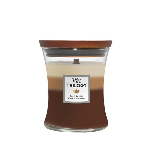 WoodWick - Cafe Sweets Trilogy - Duftkerze mittel - 275g