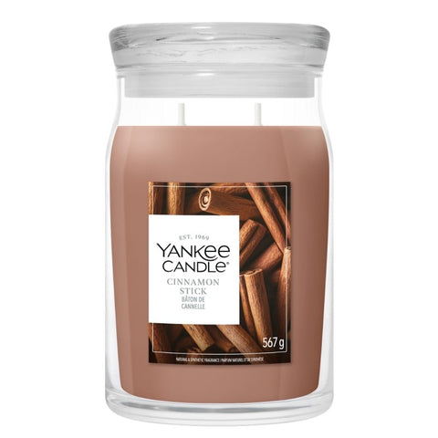 Yankee Candle – Cinnamon Stick – Signature 2 Docht Duftkerze – 567g – Neues Design