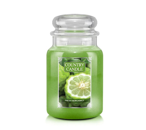 Country Candle - Fresh Bergamot - Duftkerze - 680g