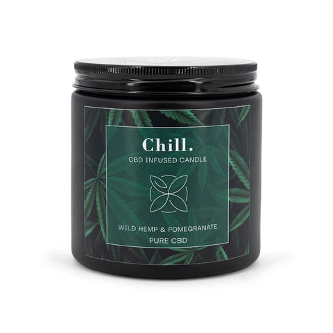 Candle Brothers - CHILL - Wild Hemp & Pomegranate - C.B.D. - Duftkerze - 350g