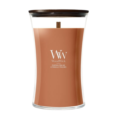 WoodWick – Pumpkin Praline – Duftkerze groß – 610g – Neues Design
