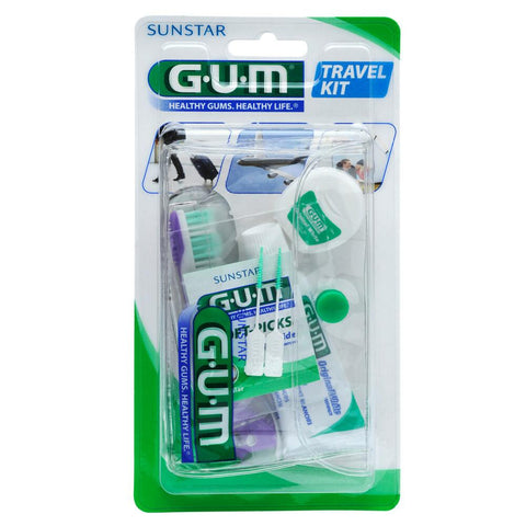 GUM – TRAVEL KIT Original White – Zahnpflege Reiseset