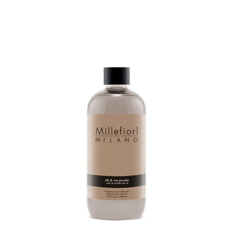 Millefiori Milano - Silk & Rice Powder - Nachfüller für Reed Diffuser - 500ml