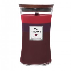 WoodWick - Sun Ripened Berries Trilogy - Duftkerze groß - 610g