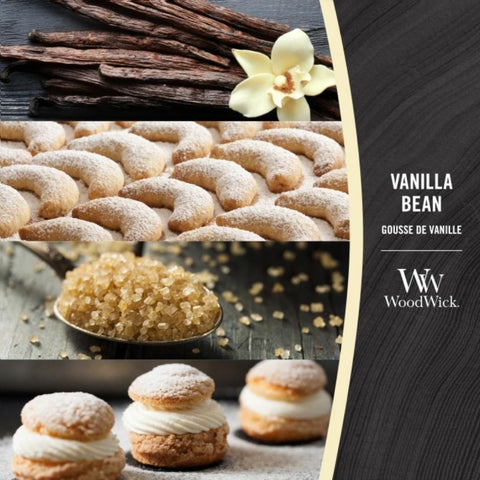 WoodWick - Vanilla Bean - Duftkerze groß - 610g