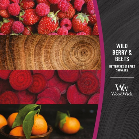 WoodWick - Wild Berry & Beets - Duftkerze groß - 610g
